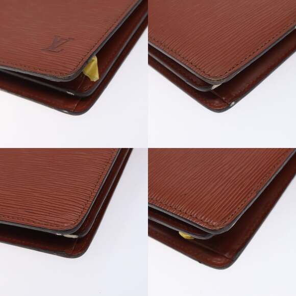 LOUIS VUITTON Epi Capuchin Shoulder Bag Brown M52343 - Picture 10 of 13